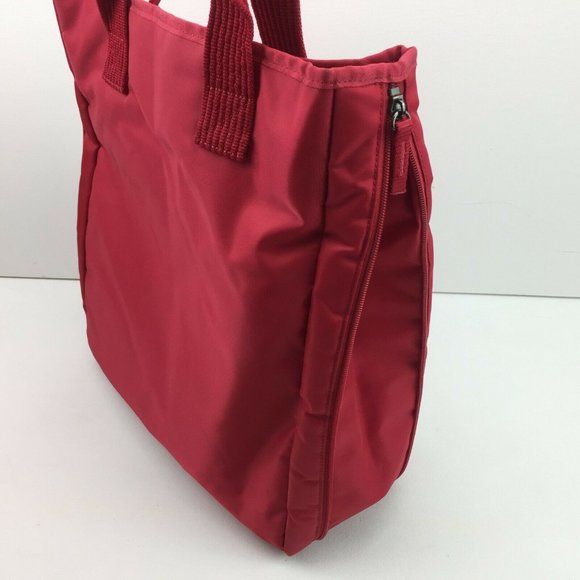Bossini Ladies Womens Red Expandable Tote Shoulder Bag Purse - Picture 1 of 9